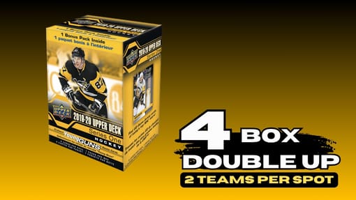 GB#23,741- *GREAT DEAL & POTENTIAL!* 19-20 UD SERIES ONE 4 BOX BLASTER BREAK! HUGHES RC POTENTIAL!