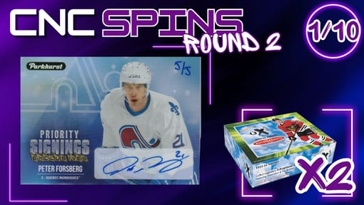 GB#23,625 - *HUGE PRIZE - CNC SPINS!* 23-24 UD E-X 2000 2 BOX BREAK! *PLEASE READ*