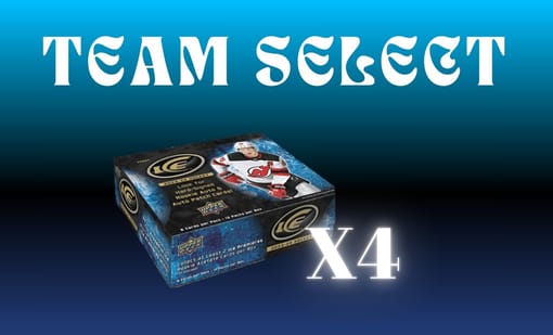 GB#22,690 - 23-24 UPPER DECK ICE 4 BOX BREAK - TEAM SELECT