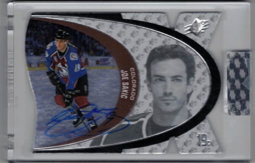 GB#22,767 - JOE SAKIC HARD SIGNED AUTOGRAPH - COOLEY & FANTILLI RC'S - AMAZING CHANCER!