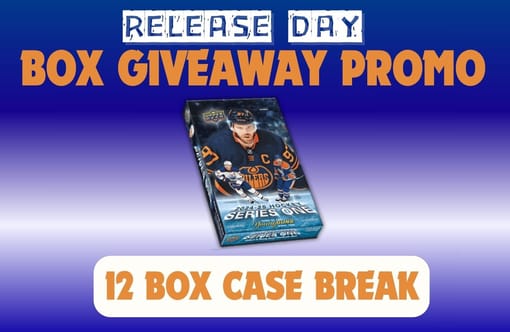 GB#22,746 - RELEASE DAY GIVEAWAY IF FILLED - 24-25 UPPER DECK SERIES ONE 12 BOX CASE - T-RANDOM #1