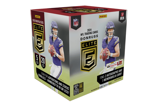 GB#22,731 - FOOTBALL DOUBLE UP HIGH END - 2024 PANINI DONRUSS ELITE HOBBY BOX BREAK - T-RANDOM