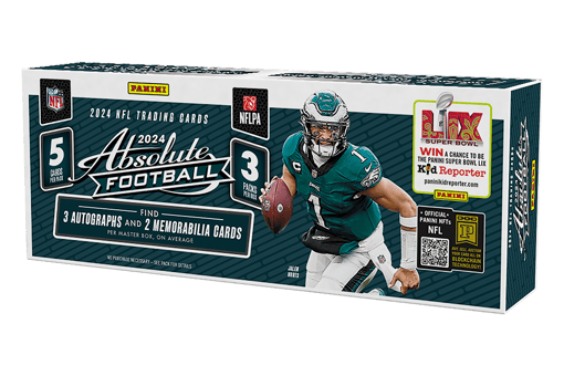 GB#23,097 - FOOTBALL DOUBLE UP W/GIVEAWAY - 2024 PANINI ABSOLUTE BOX BREAK - T-RANDOM