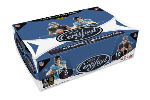GB#23,004 - FOOTBALL DOUBLE UP DEC 6TH - 2024 PANINI CERTIFIED HOBBY BOX BREAK - T-RANDOM