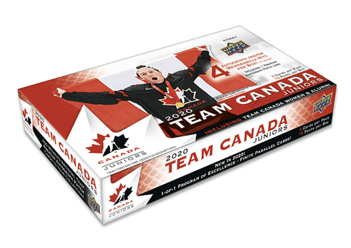2020 Upper Deck Team Canada World Juniors Hockey Hobby Box