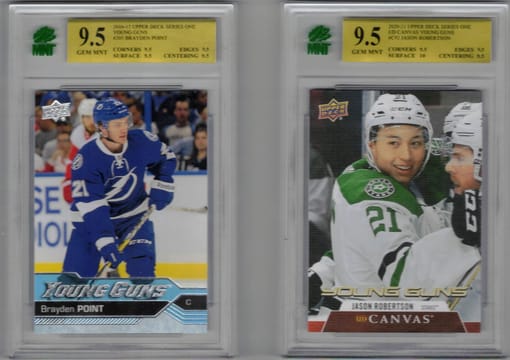 GB#21,772 - *DUAL MINI CHANCER* TWO BIG YOUNG GUNS MNT 9.5! POINT & ROBERTSON CANVAS YG