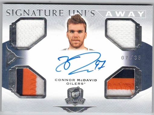 GB#19,804 - $1500 MCDAVID CUP PATCH AUTOGRAPH - CROSBY PATCH /25, DRAISAITL RC, SPA PATCH AUTO, RED RETRO PMG & MORE!