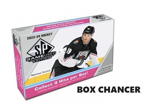 GB#21,596 - *HUGE BEDARD SPGU CHANCER!* 23-24 UD SP GAME USED + 3 ADDITIONAL BOX WINNERS!
