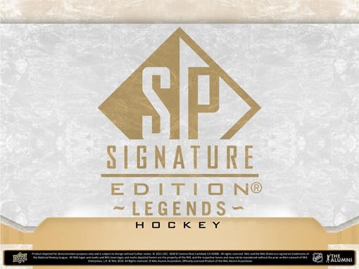 2020-21 Upper Deck SP Signature Edition Legends Hockey Hobby Box