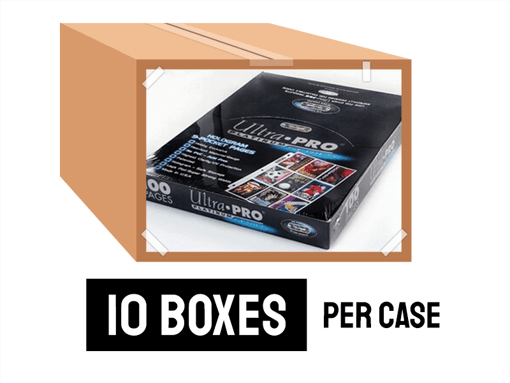 ULTRA PRO PLATINUM 9-POCKET PAGES CASE 100 PAGES (10 BOXES)