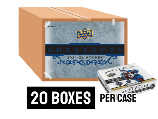 21-22 Upper Deck Artifacts Hockey Hobby Case - 20 boxes per case