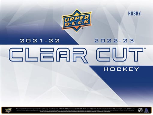 2021-22 & 2022-23 Upper Deck Clear Cut Hockey Hobby Box
