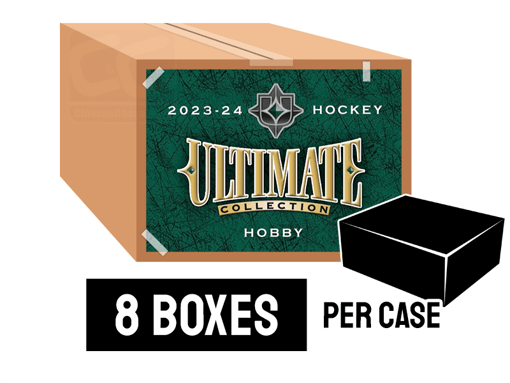 2023-24 Upper Deck Ultimate Hockey Hobby Case - 8 boxes per case