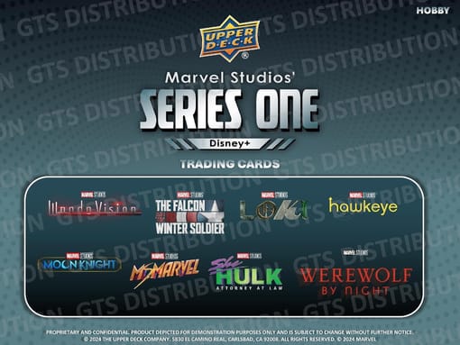 2024 Upper Deck Marvel Studios Series 1 Disney+ Trading Cards Hobby Box