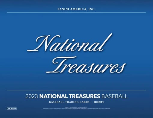 GB#20,978 - *HOT PRODUCT & LAST ONE!* 2023 PANINI NATIONAL TREASURES BASEBALL BOX BREAK - T-RANDOM! BIG POTENTIAL!
