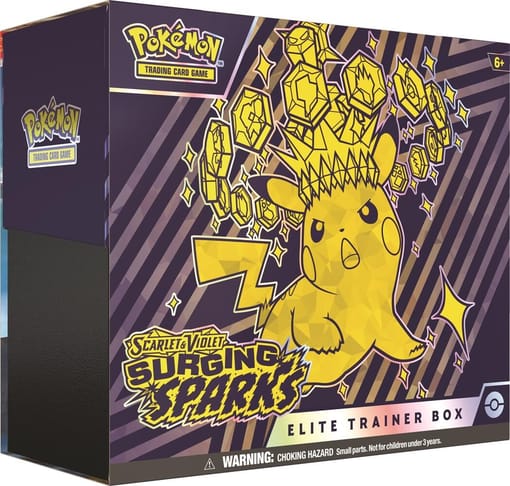 Pokemon Scarlet and Violet Surging Sparks Elite Trainer Box