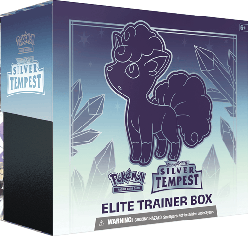 Pokemon Sword & Shield Silver Tempest Sealed Elite Trainer Box