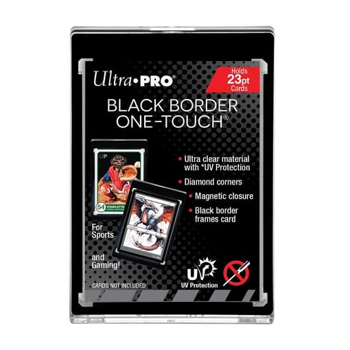 Ultra Pro 23pt Black Border One Touch Magnetic Closure