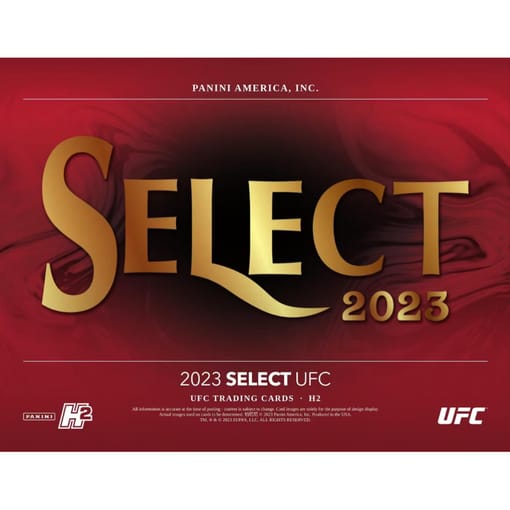 GB#20,389 - 2023 PANINI UFC SELECT H2 (3) BOX BREAK - LETTER RANDOM