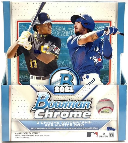 2021 Bowman Chrome Baseball Hobby Box