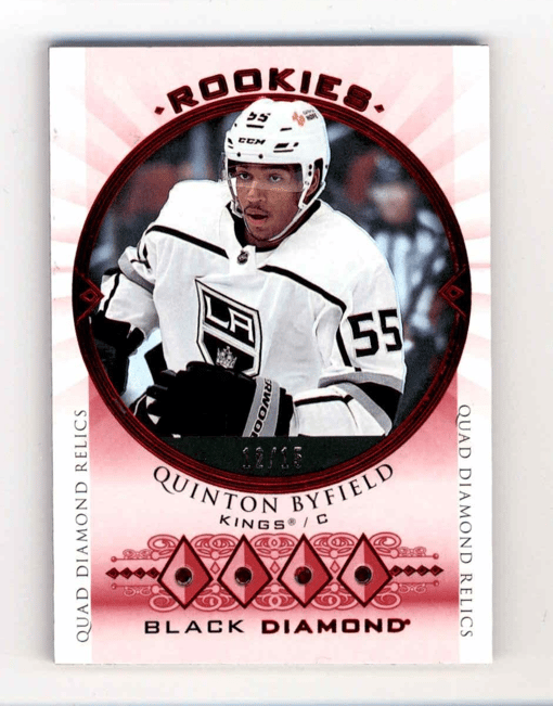 GB#21,716 - *MINI CHANCER* QUAD ROOKIE DIAMOND BYFIELD /15! VERY RARE & HIGH END