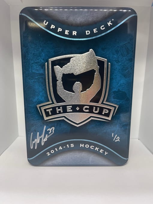 2014-15 Upper Deck The Cup Autographed Casey Mittelstadt 1/2