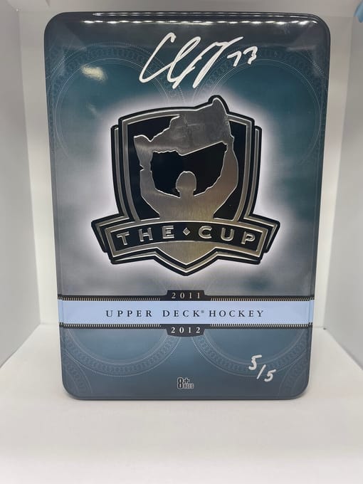 2011-12 Upper Deck The Cup Autographed Tin Charlie McAvoy 5/5