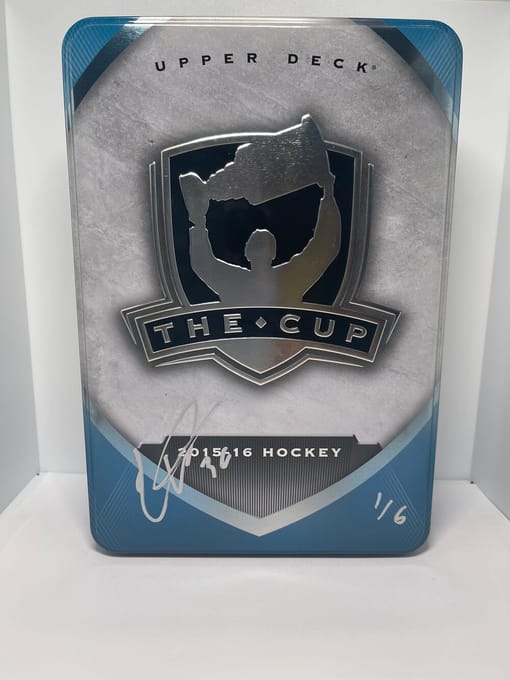 2015-16 Upper Deck The Cup Autographed Tin Colin White 1/6