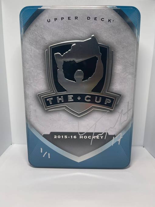2015-16 Upper Deck The Cup Autographed Tin Tyson Jost 1/1