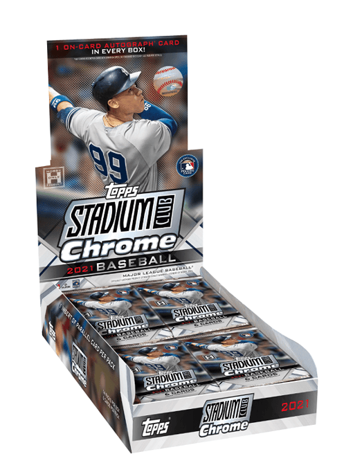 2021 Topps Stadium Club Chrome Hobby Baseball Box