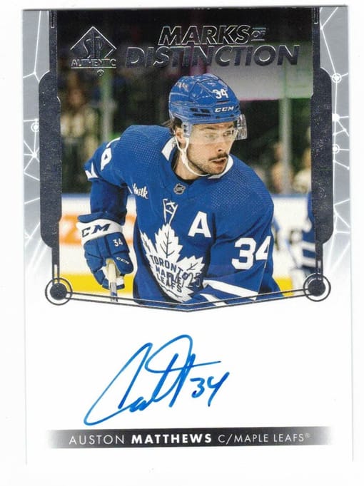 GB#22,387 - CAPTAIN MATTHEWS CHANCER - HUGE MATTHEWS AUTO + DRAISAITL RC, PETTERSSON RC & MORE!