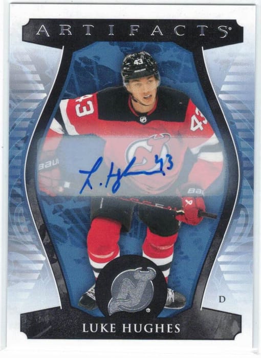 GB#22,721 - ARTIFACTS ROOKIE AUTOGRAPH LUKE HUGHES + BEDARD & FANTILLI RC'S - AMAZING CHANCER!