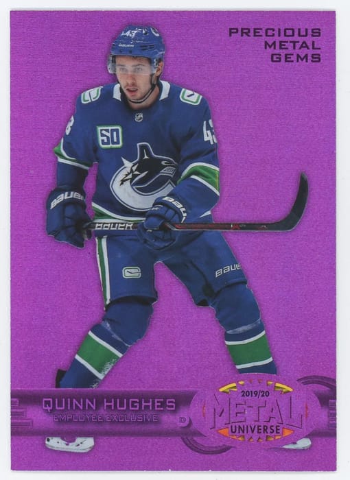 GB#21,193 - *MINI CHANCER WITH RARE PMG PURPLE RC!* QUINN HUGHES PURPLE PMG ROOKIE FOR ONLY $12 A SPOT - 30 SPOTS!