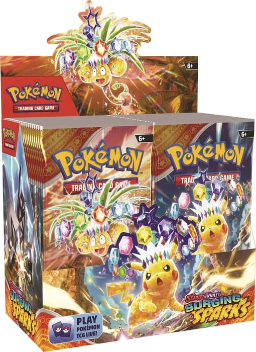 Pokemon Scarlet and Violet Surging Sparks Sealed Booster Box