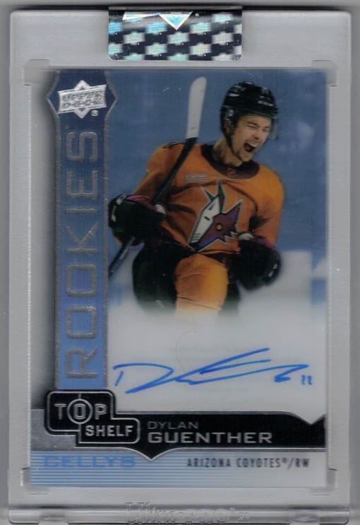 GB#22,775 - GUENTHER RC HARD SIGNED AUTOGRAPH - CARLSSON RC DUAL JERSEY & FANTILLI RC'S - AMAZING CHANCER!