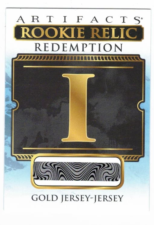 GB#21,203 - *HUGE BEDARD CHANCER* - MONSTER ARTIFACTS BEDARD ROOKIE GOLD DUAL JERSEY ! GREAT POTENTIAL