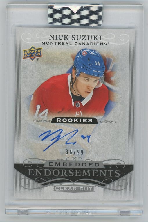 GB#21,782 - *MINI CHANCER* 19-20 UPPER DECK CLEAR CUT EMBEDDED ENDORSEMENTS RC AUTO SUZUKI /99!