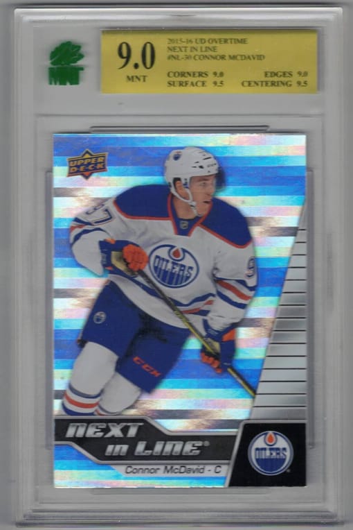 GB#22,188 - *FOUR WINNER MINI CHANCER* 15-16 UD NEXT IN LINE ROOKIE CONNOR MCDAVID MNT 9 & MATTHEWS RC & MORE!