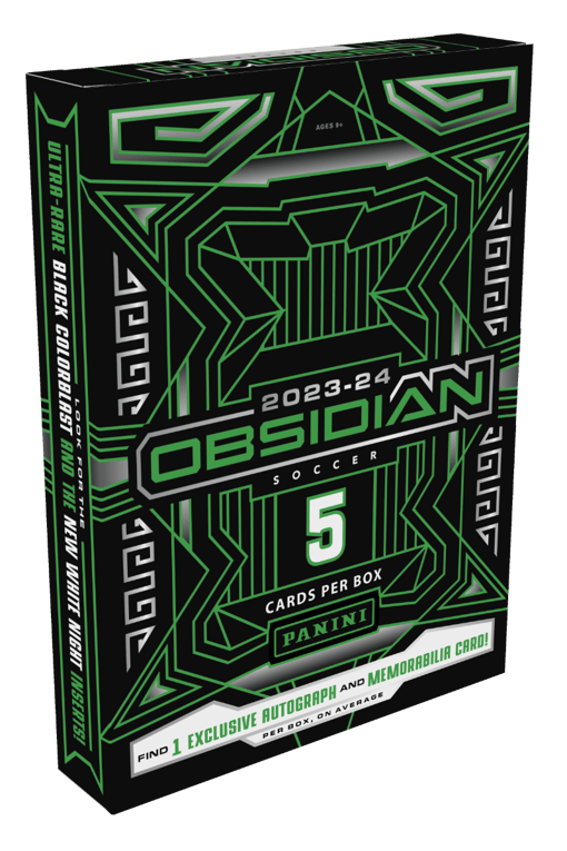 GB#23,109 - LAST ONE - 2023-24 PANINI OBSIDIAN INTERNATIONAL SOCCER BOX BREAK! LETTER RANDOM