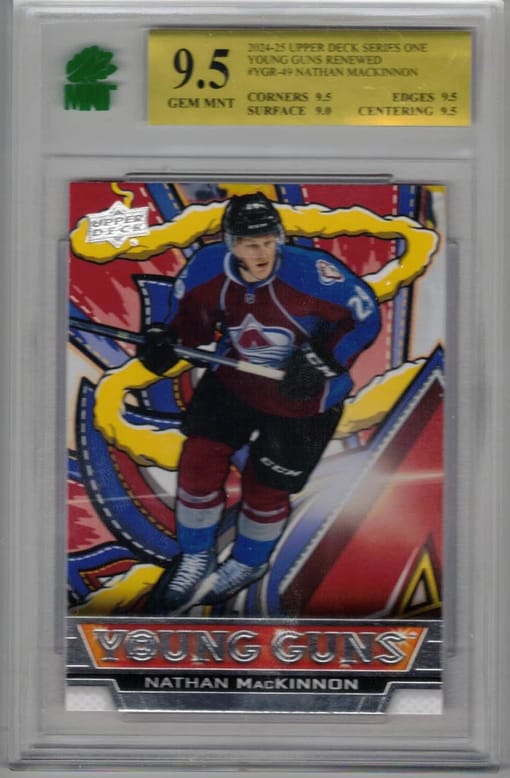 GB#22,788 - MACKINNON RENEWED YOUNG GUNS MNT 9.5 - TRIVIUM ORR & MORE AMAZING CHANCER!
