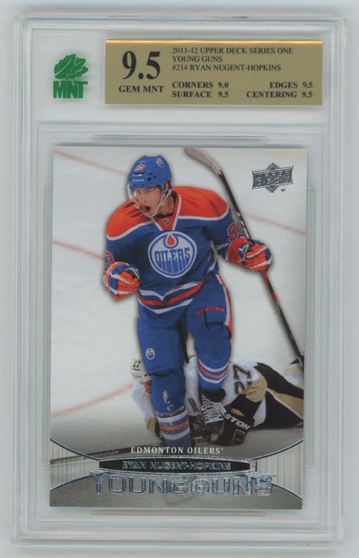 GB#21,190 - *MINI CHANCER WITH MNT GRADED RC!* RYAN NUGENT HOPKINS YOUNG GUNS MNT 9.5 FOR ONLY $10 A SPOT - 20 SPOTS!