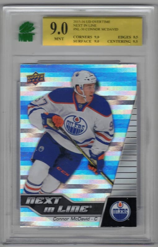 GB#22,637 - *MCDAVID RC MINI CHANCER* 15-16 UD NEXT IN LINE ROOKIE CONNOR MCDAVID MNT 9 & MORE!