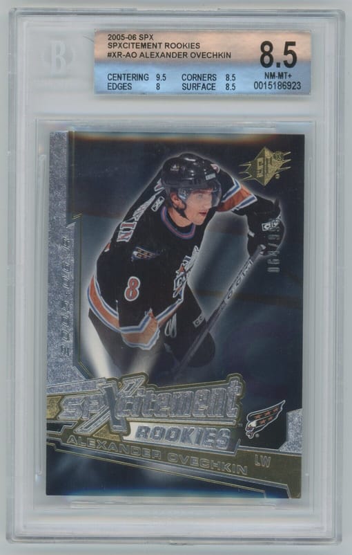 GB#18,828 - OVECHKIN BGS ROOKIE CHANCER - OVECHKIN SPGU, SEIDER ROOKIE, ULLMARK ROOKIE & MORE!