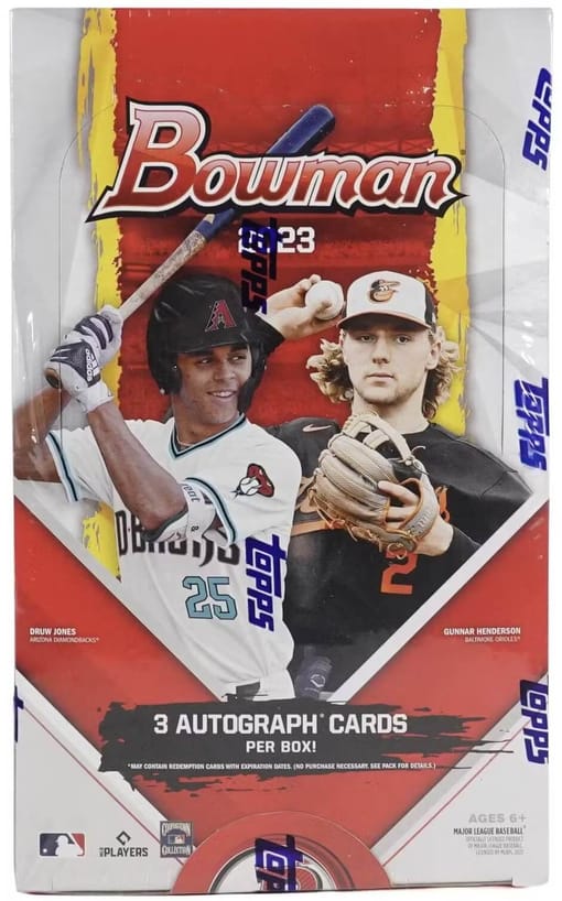 2023 Bowman Baseball Jumbo Hobby Box