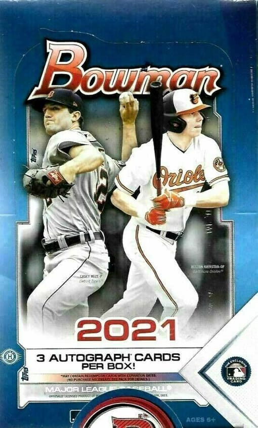 2021 Bowman Jumbo Hobby Box