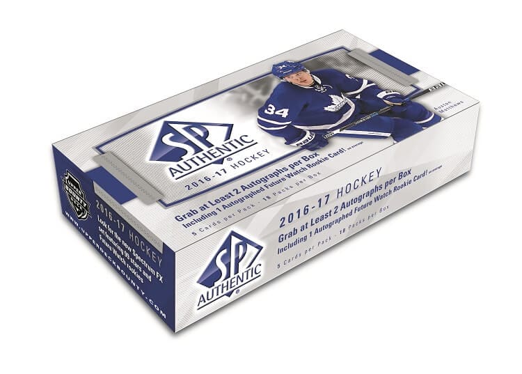 2016-17 Upper Deck SP Authentic Hockey Hobby Box