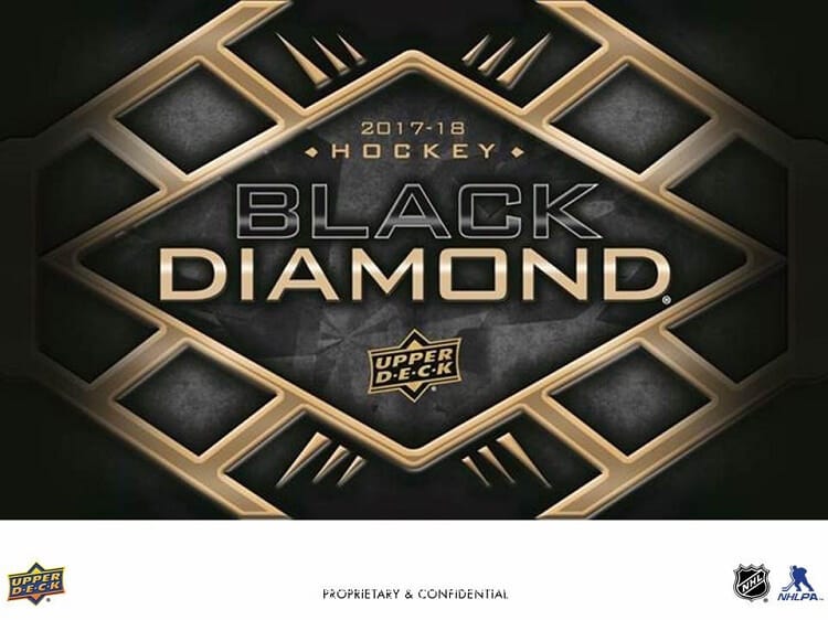 2017 18 Upper Deck Black Diamond Hockey Hobby Box