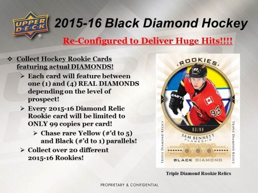 2015-16 Upper Deck Black Diamond Hockey