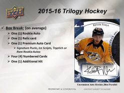 2015-15 Upper Deck Trilogy Hockey
