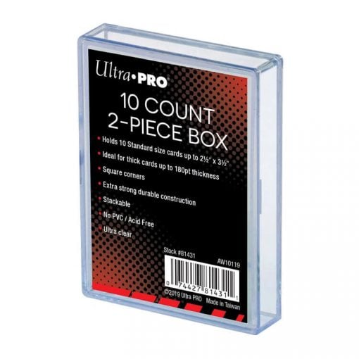 Ultra Pro 10 Count Two Piece Storage Box